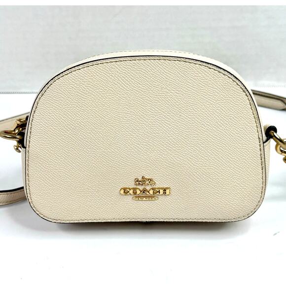 Coach Mini Serena Crossbody Bag Purse Cream - Picture 1 of 7